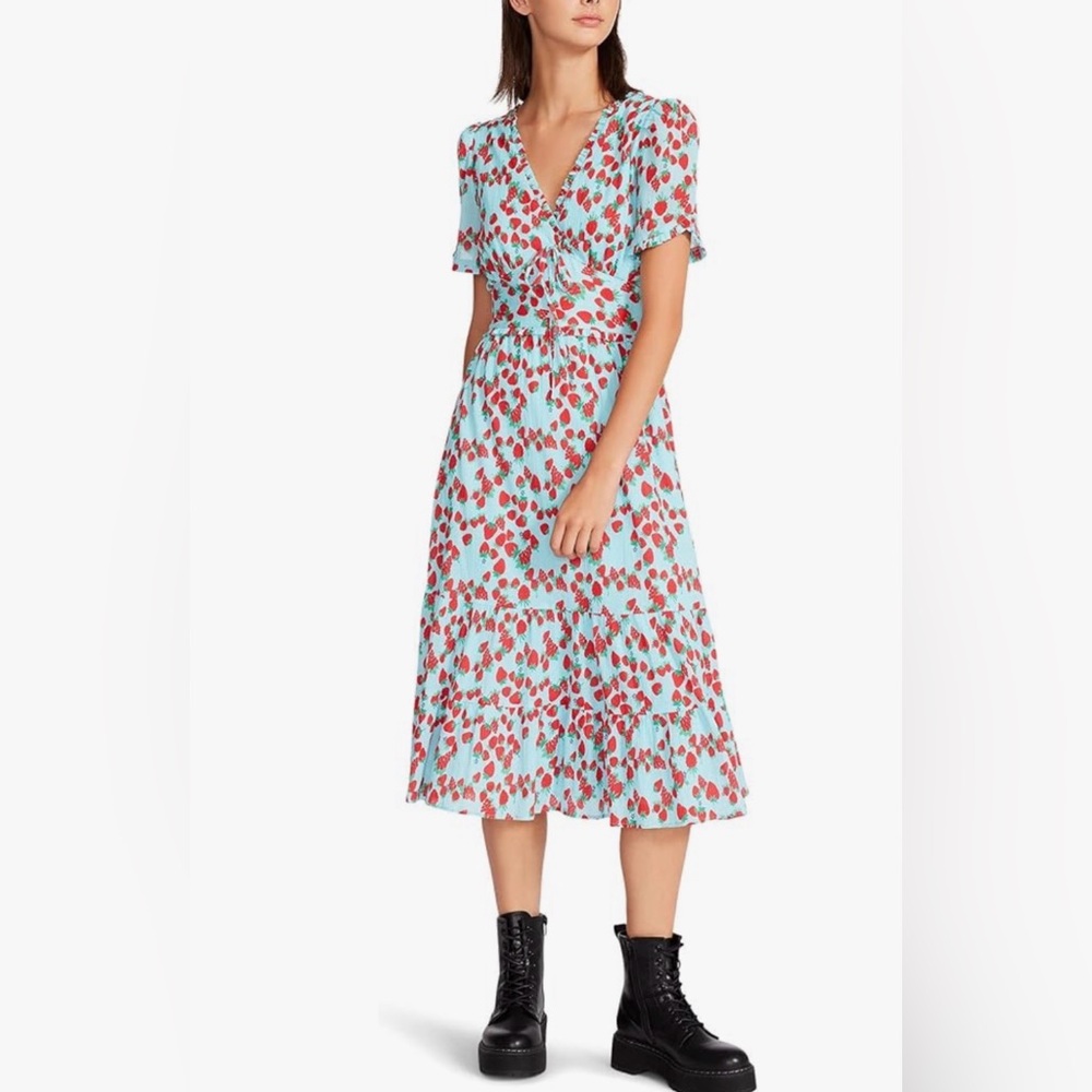 Betsy Johnson, Strawberry Fields, light blueg size L